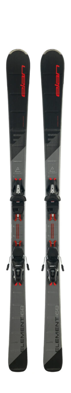 Elan Element Black/Red Ski + EL 10.0 Ski Binding