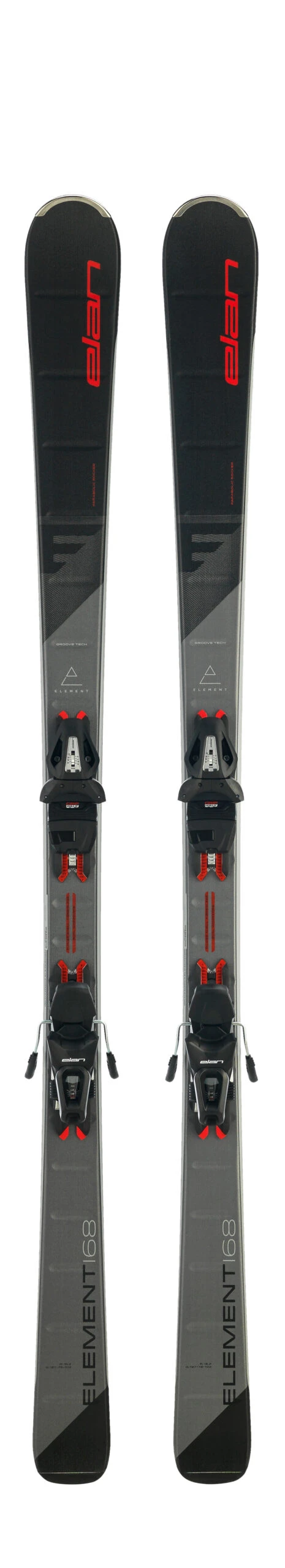 Elan Element Black/Red Ski + EL 10.0 Ski Binding