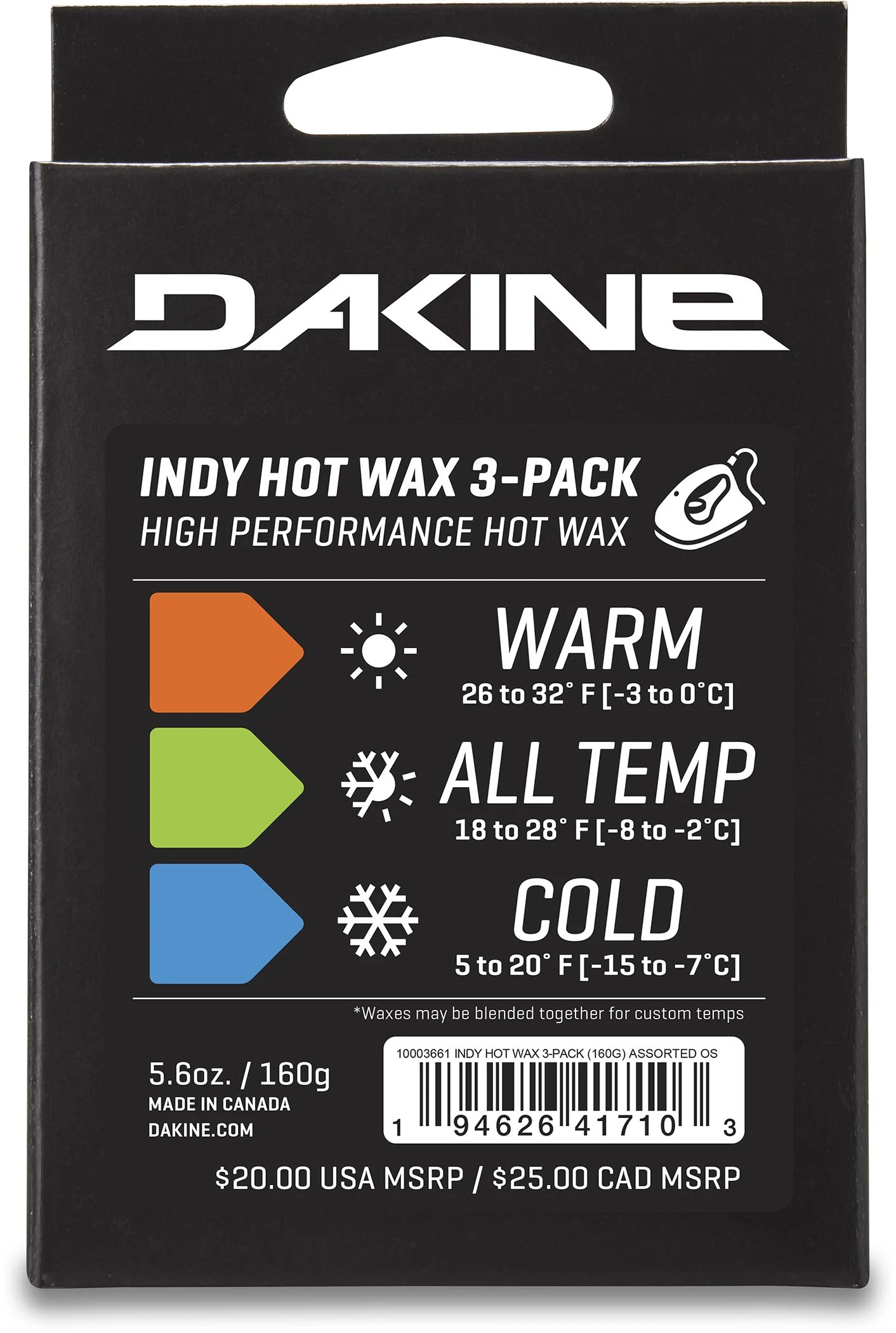 Dakine Indy Hot Wax 3-Pack