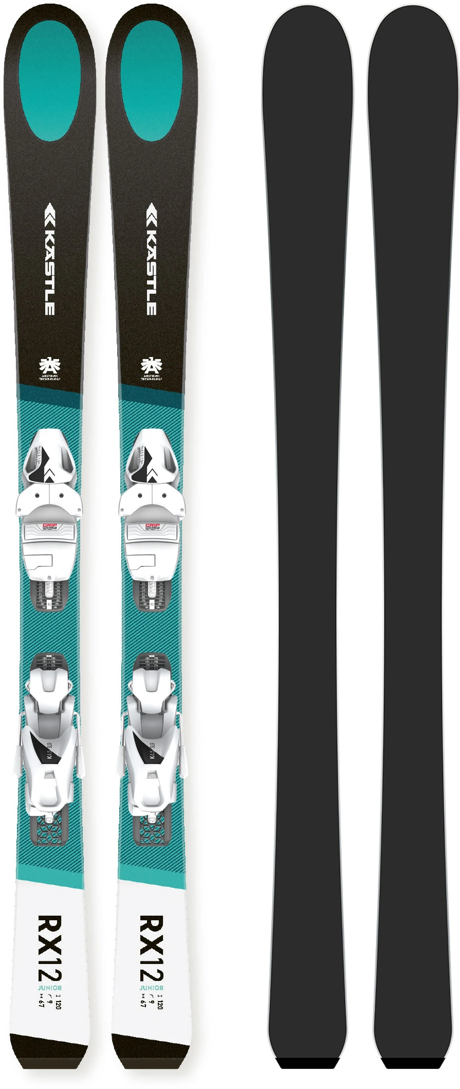 Kastle RX12 Ski + K4.5 SLR GW Ski Binding - Youth 2022